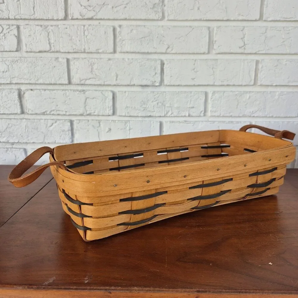 Longaberger Signed Numbered  Baking Celebration Basket W/Breadwarmer Brick